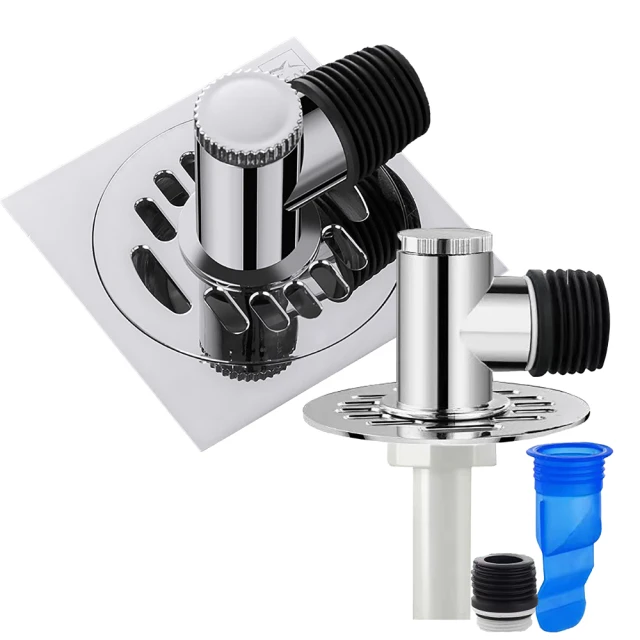 洗衣機地漏蓋排水管專用接頭二合一防漏水溢水防臭下水道三通兩用~特價正品促銷 歷史價格詳細信息