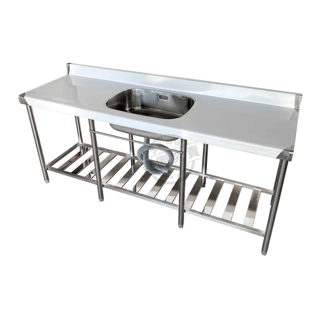 【Abis】客製商品-頂級升級加牆款左右兩用304不鏽鋼100CM洗台+平台加深大水槽/洗手台/洗碗槽(3.3尺槽25深) 歷史價格詳細信息