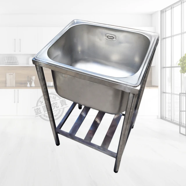 【Abis】頂級經典304不鏽鋼62CM大水槽/洗手台/洗碗槽/洗衣槽/流理台(2尺) 歷史價格詳細信息