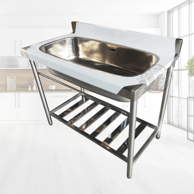 【Abis】頂級升級加牆款304不鏽鋼72CM洗台加深大水槽/洗手台/洗碗槽/洗衣槽/流理台(2.4尺) 歷史價格詳細信息