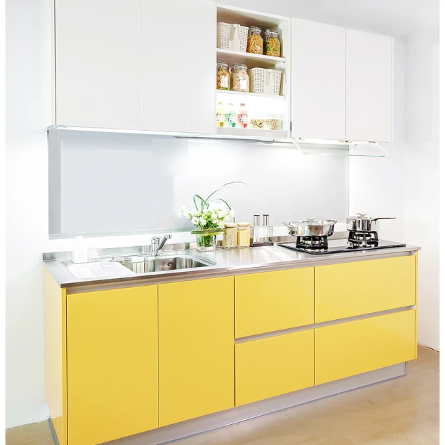 【日系時尚】【收納天后】歐化廚具-不鏽鋼檯面水晶門(220公分以內) 歷史價格詳細信息