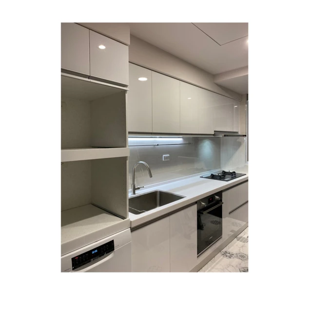 【MIDUOLI米多里】機能生活廚具（一字型廚具／含三機設備+調味拉籃+升降拉櫃+四邊籃+零食櫃）(米多里設計) 歷史價格詳細信息