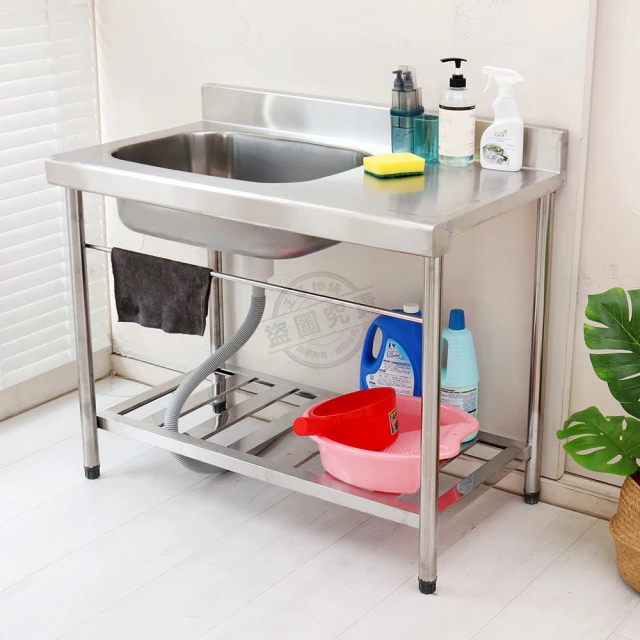 【Abis】頂級升級加牆款304不鏽鋼72CM洗台加深大水槽/洗手台/洗碗槽/洗衣槽/流理台(2.4尺) 歷史價格詳細信息