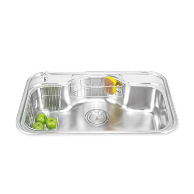 【傑泰】海灣型水槽-毛絲面-厚度1.0mm-無安裝服務(JT-1820A) 歷史價格詳細信息