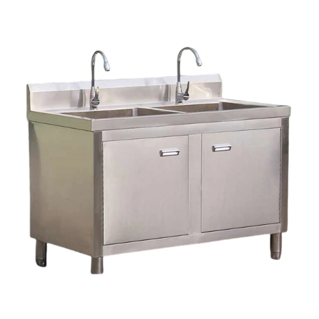 【YouPin】商用雙池瀝水臺不銹鋼100*50*80水池水槽櫃洗菜池(水槽) 歷史價格詳細信息