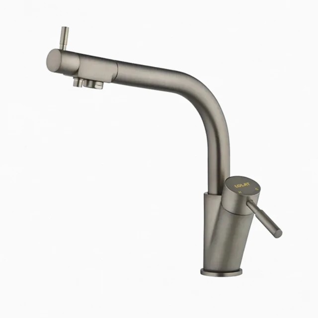 【LOLAT 羅力】官方直營 時尚立式水龍頭/適合小家庭餐飲廚房用/單把手易操控/鉻(KNN1159) 歷史價格詳細信息