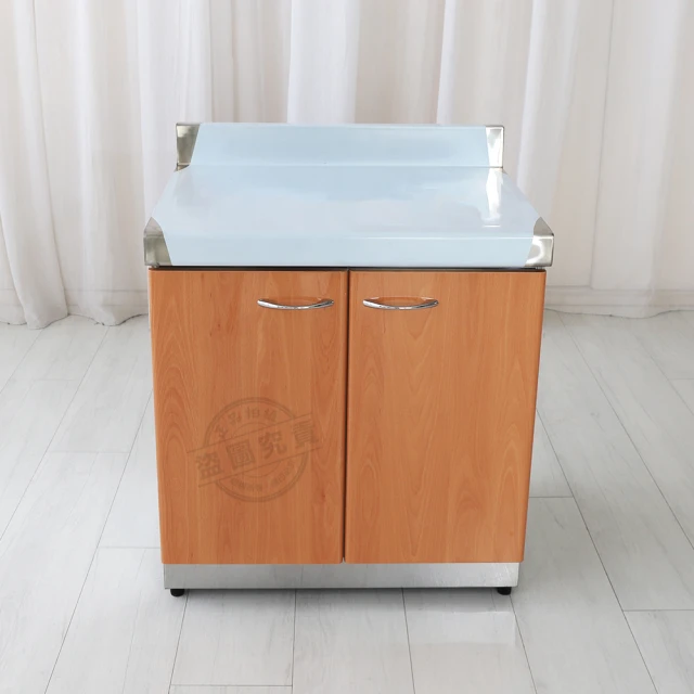 【Abis】客製商品-豪華升級款左右兩用不鏽鋼100洗台+平台/流理台/工作台/收納廚具-多款門板可選(桶身430) 歷史價格詳細信息