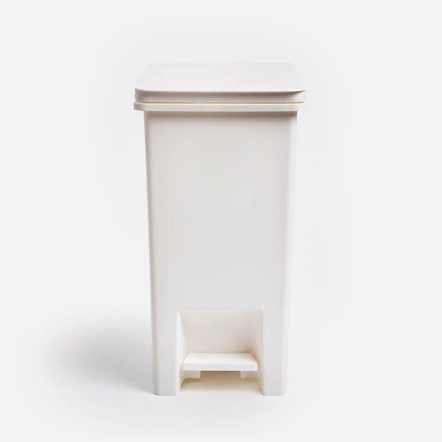 【特力屋】腳踏長形垃圾桶15L白 歷史價格詳細信息