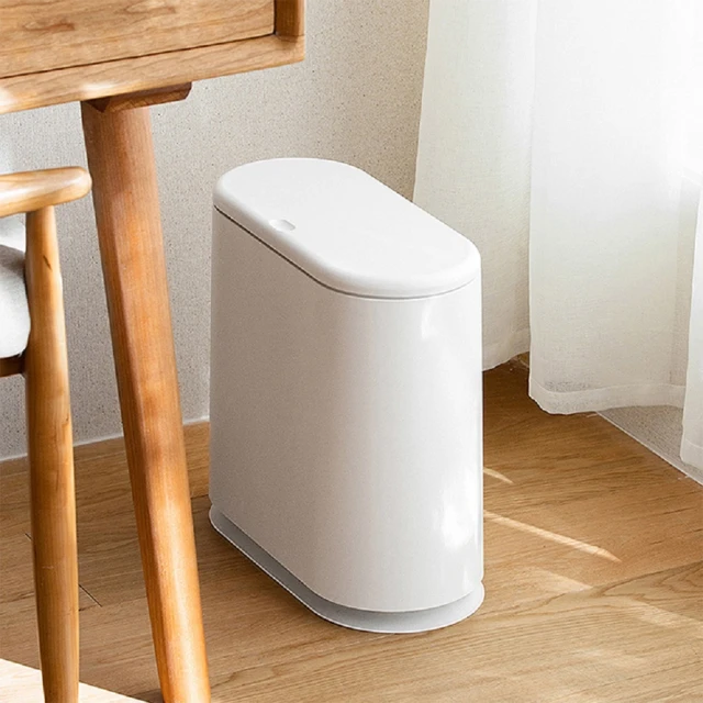 【FL 生活+】10公升簡約風彈蓋垃圾桶(A-365) 歷史價格詳細信息