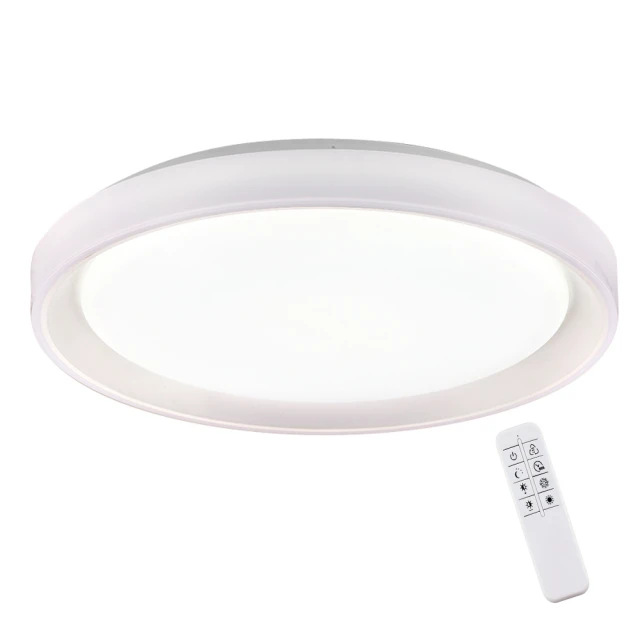 LED 60W 調光調色吸頂燈附遙控器 L388-QR(小夜燈功能/可換式燈盤/壁切4段) 歷史價格詳細信息