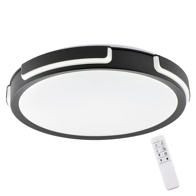 LED 60W 調光調色吸頂燈附遙控器 L388-QR(小夜燈功能/可換式燈盤/壁切4段) 價格比較,價格查詢,歷史價格詳細信息