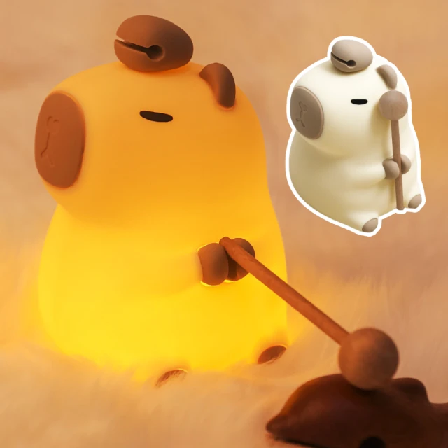 水豚小夜燈【單入組】(輕捏即亮/延時關燈) 歷史價格詳細信息