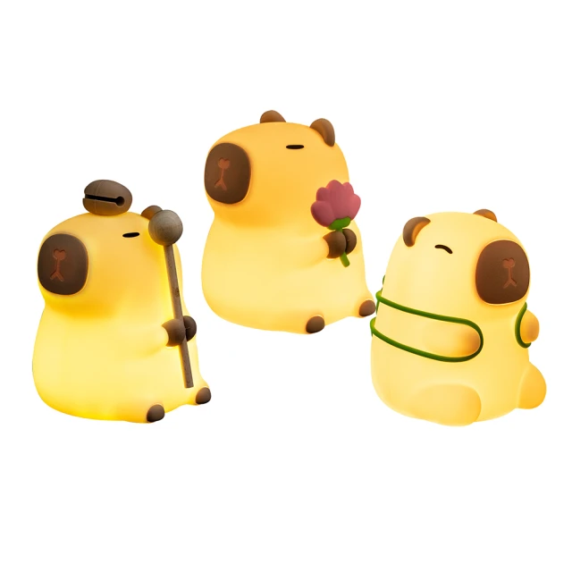 水豚小夜燈【單入組】(輕捏即亮/延時關燈) 歷史價格詳細信息