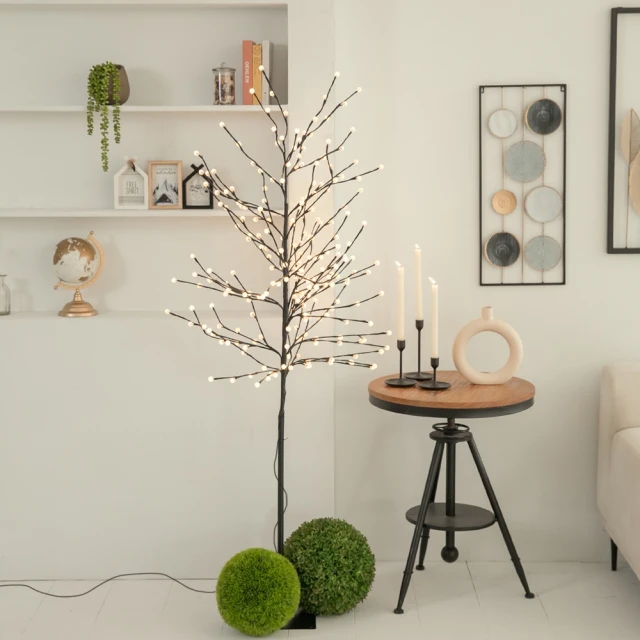 【YU Living】LED 永生花束裝飾玻璃盅 乾燥花束玻璃鐘罩 (高22cm/圖片色) 歷史價格詳細信息