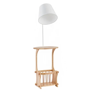 【華燈市】卡洛斯雜誌架立燈-原木(燈飾燈具/桌燈/閱讀檯燈/書房) 價格比較,價格查詢,歷史價格詳細信息