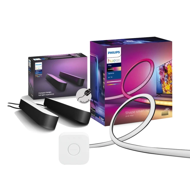 Philips 飛利浦 Hue 智慧照明 Hue Play漸變全彩情境電腦燈帶 24’ 27’ 電玩高手首選 (PH022) 歷史價格詳細信息