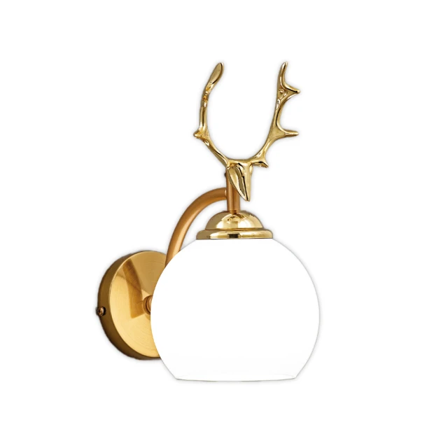 鹿角壁燈美式鄉村創意客廳餐廳清吧別墅個性藝術歐式復古鹿頭新品 歷史價格詳細信息