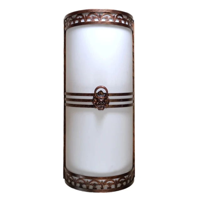 【彩渝】大樓外牆燈 86公分銅製壁燈 雪花石戶外燈 可搭配LED燈管 可客製化 E27(商品為一入裝) 歷史價格詳細信息