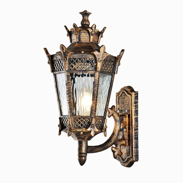 歐式led戶外防水模組30w 60w 75w圓形壓鑄pc柱頭庭院燈 歷史價格詳細信息