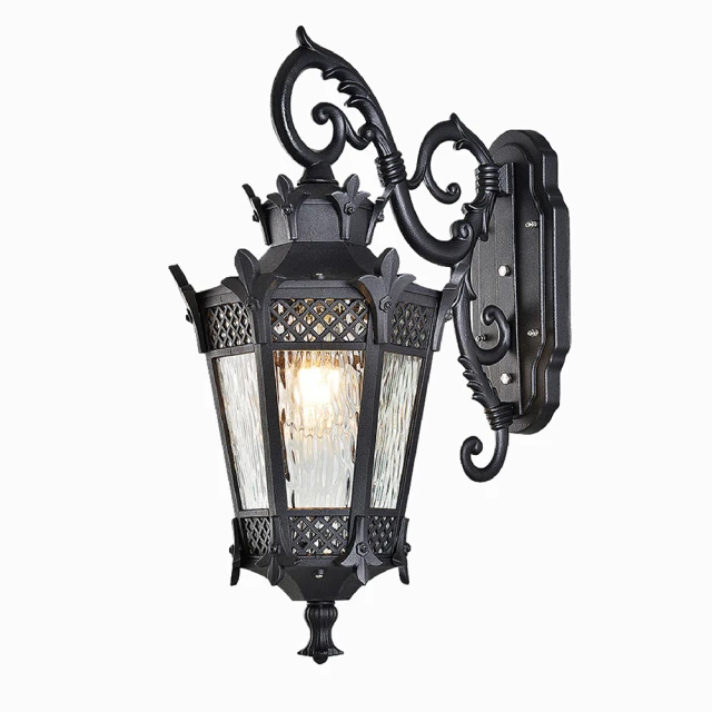 歐式led戶外防水模組30w 60w 75w圓形壓鑄pc柱頭庭院燈 歷史價格詳細信息