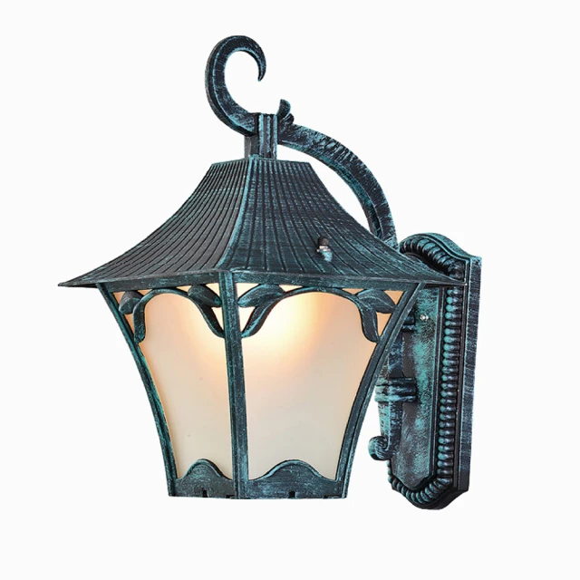 歐式led戶外防水模組30w 60w 75w圓形壓鑄pc柱頭庭院燈 歷史價格詳細信息