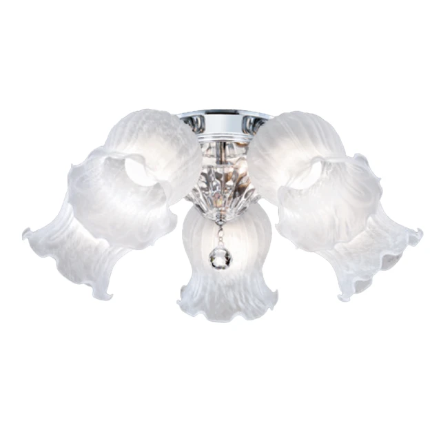 【大巨光】現代風 E27x5 半吸頂燈_中(LW-11-1592) 歷史價格詳細信息