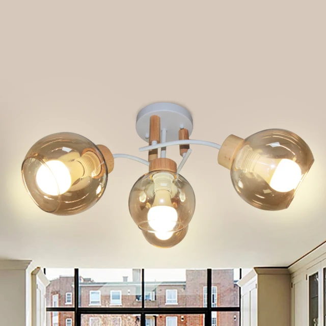 【光之饗宴】原木/奧佳 5 IC 半吸頂燈 歷史價格詳細信息