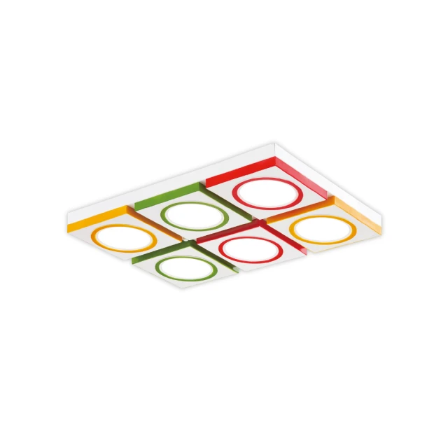 【必登堡】童心吸頂燈 6燈 繽紛款 B563914(兒童臥室燈/遊戲室/走廊燈/趣味/創意/現代/簡約/童趣風) 價格比較,價格查詢,歷史價格詳細信息