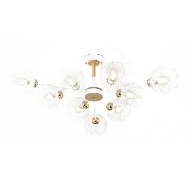 【大巨光】北歐風E27 10燈 半吸頂燈-大(BM-50251) 歷史價格詳細信息