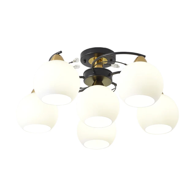 【大巨光】現代風E27 三燈+1 半吸頂燈-中(BM-50952) 歷史價格詳細信息