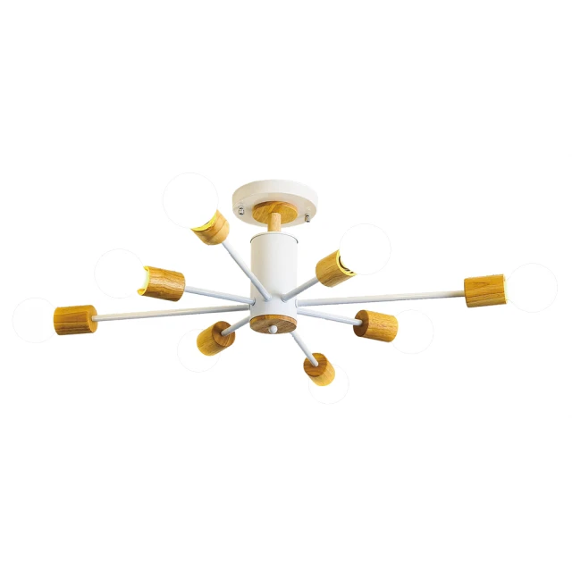 【大巨光】北歐風E27 10燈 半吸頂燈-大(BM-50251) 歷史價格詳細信息