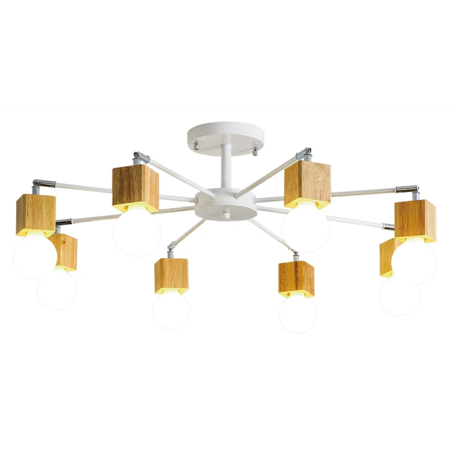 【大巨光】北歐風E27 10燈 半吸頂燈-大(BM-50251) 歷史價格詳細信息