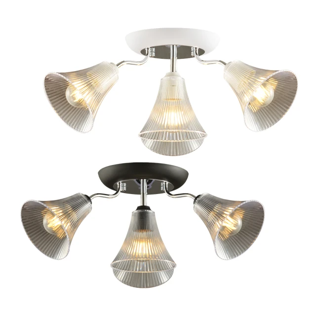 【Camida卡米達】奧丁半吸頂五燈．附電子開關(CA3603-5WH．CA3603-5BK) 歷史價格詳細信息