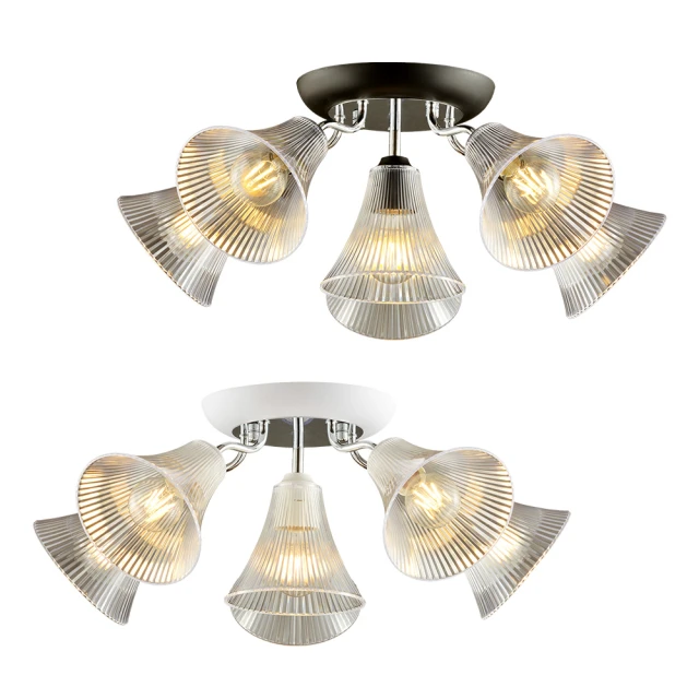 【Camida卡米達】奧丁半吸頂五燈．附電子開關(CA3603-5WH．CA3603-5BK) 價格比較,價格查詢,歷史價格詳細信息