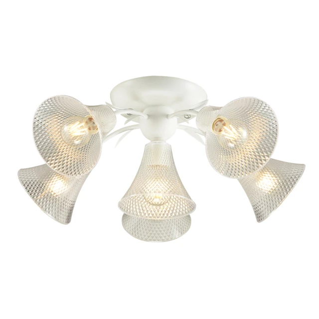 【Camida卡米達】奧丁半吸頂五燈．附電子開關(CA3603-5WH．CA3603-5BK) 歷史價格詳細信息