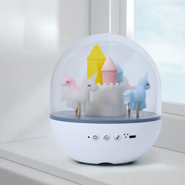 旋轉夜燈音樂盒(3D立體內雕+暖黃光小夜燈) 歷史價格詳細信息