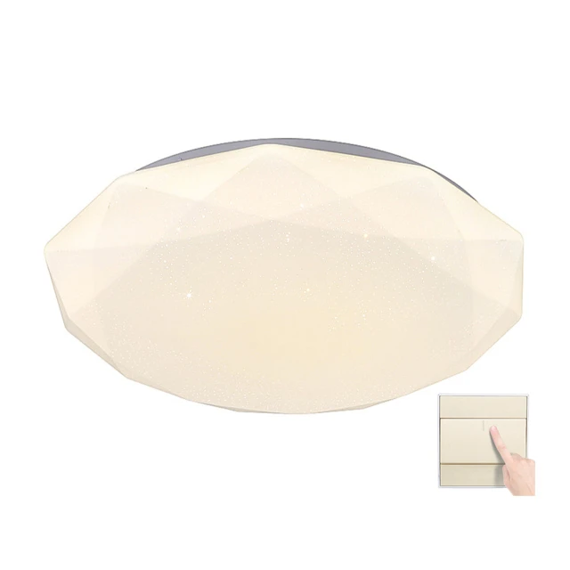 【Honey Comb】鑽石白色LED54W遙控調光調色臥室吸頂燈(V1996) 歷史價格詳細信息