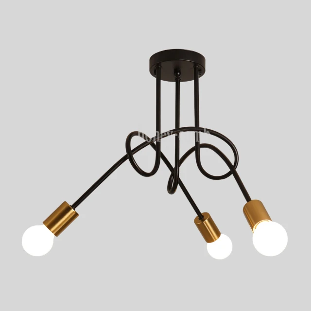 Honey Comb 工業風幾何鑽石半吸頂三燈 KC1768 歷史價格詳細信息