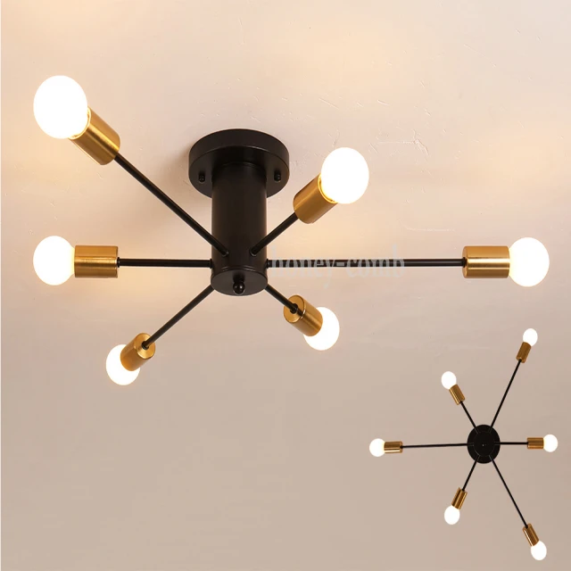 【Honey Comb】北歐工業風半吸頂六燈(KC2372) 歷史價格詳細信息