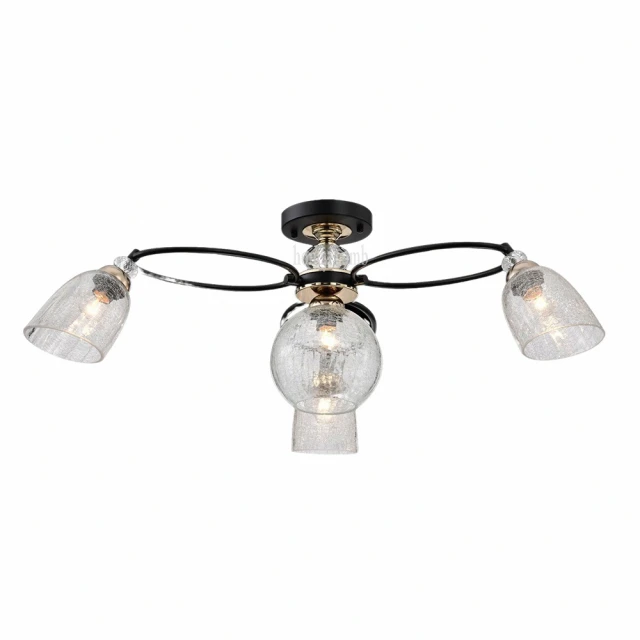 【Honey Comb】鄉村風球中球玻璃七燈吊燈(91261) 歷史價格詳細信息