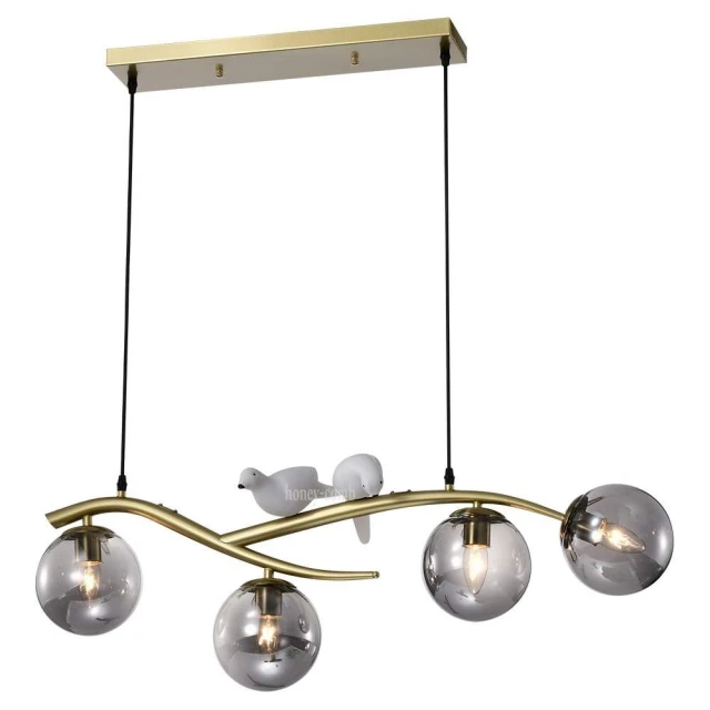 【Honey Comb】鄉村風球中球玻璃七燈吊燈(91261) 歷史價格詳細信息