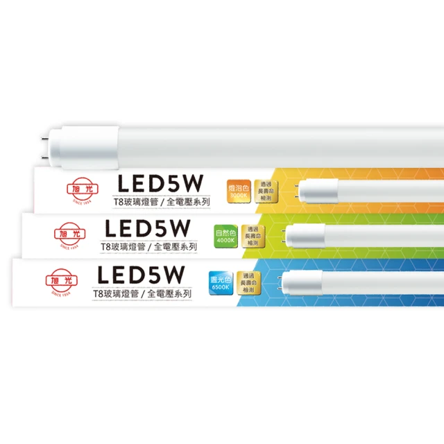 【旭光】LED T8 1尺 5W 燈管 白光 黃光 自然光  6入組(LED T8 1尺 5W 燈管) 歷史價格詳細信息