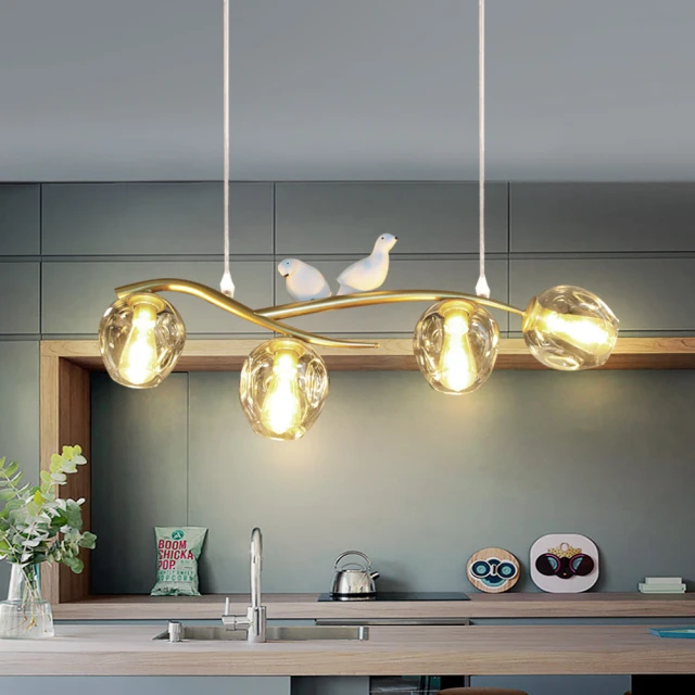 吊燈(4)~~美術燈~~3燈~~E14~~鐵製~~無燈罩~~不附燈泡 歷史價格詳細信息