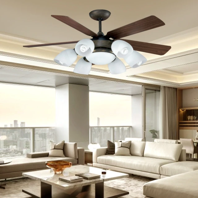 【光之饗宴】52吋 藍山型原木黑6+1燈-附遙控器 GS+IC(MIT 台灣製造) 歷史價格詳細信息