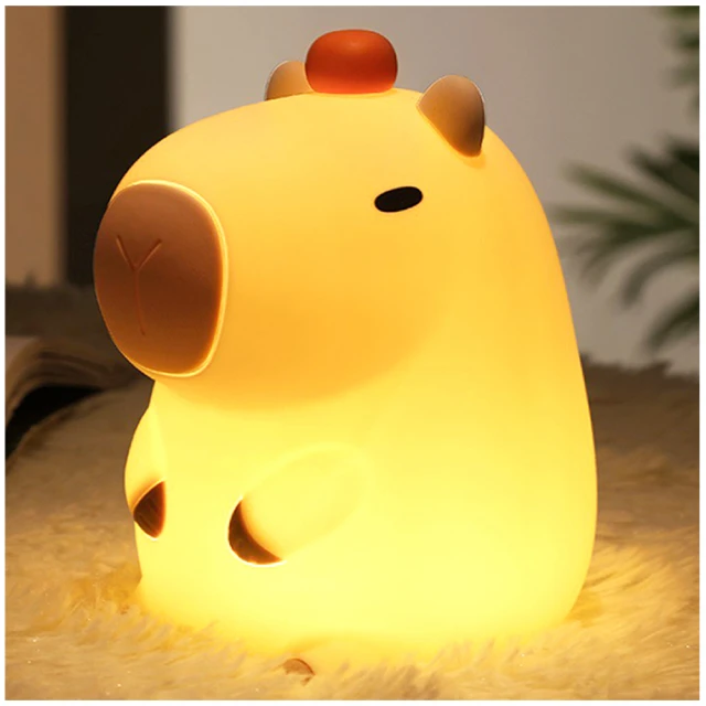 水豚小夜燈【單入組】(輕捏即亮/延時關燈) 歷史價格詳細信息