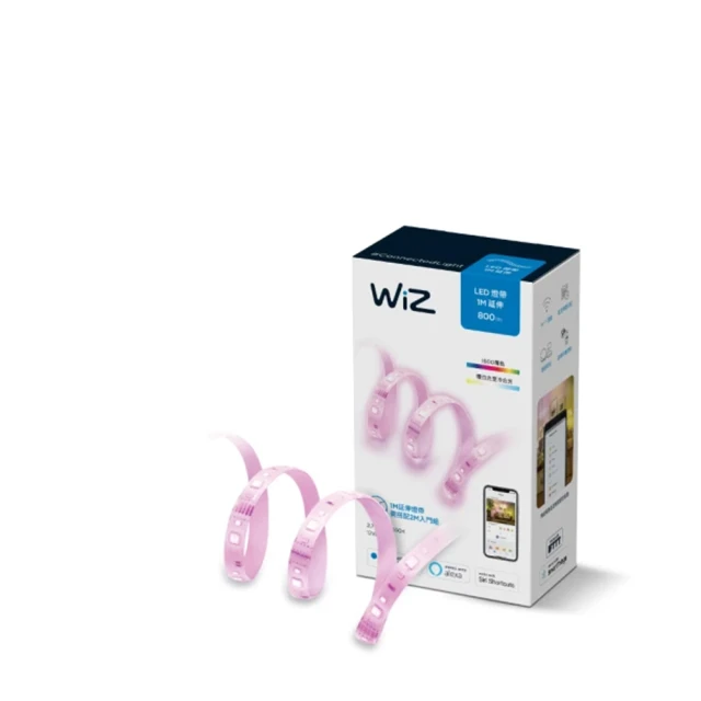 Philips 飛利浦 Wi-Fi WiZ 智慧照明 全彩燈帶氣氛營造2件組 歷史價格詳細信息