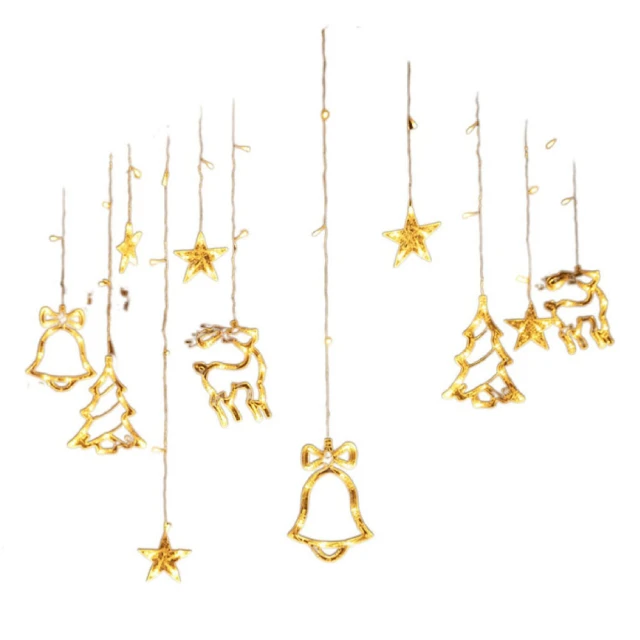 星星窗簾燈 窗簾燈 聖誕裝飾燈 迷你星星燈 銅線燈串 LED 裝飾燈 燈串 星星燈 窗簾燈 聖誕節 歷史價格詳細信息