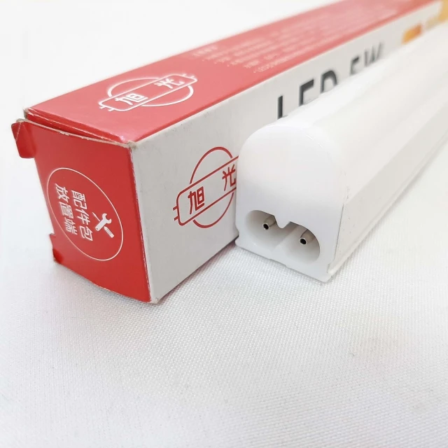 【旭光】4支 LED 5W 1尺 全電壓 兩孔型 支架燈 層板燈(黃光/自然光/白光) 歷史價格詳細信息