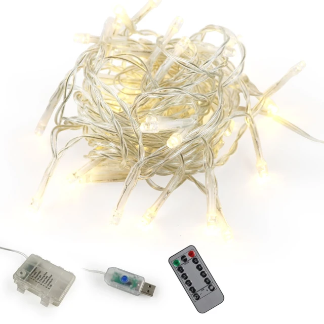 暖白/八模式 滿天星LED燈串6米40燈(附遙控器)-USB款 歷史價格詳細信息