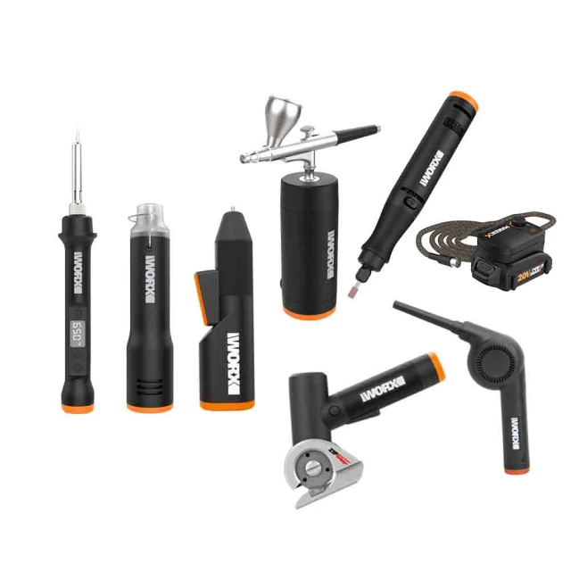 【WORX 威克士】makerX-造物者四機組電磨筆 迷你噴槍 熱風槍 角膜機(WX995-1) 歷史價格詳細信息